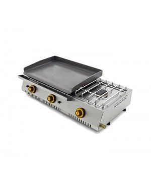Plancha a Gas Rectificada con Fogón PLC60RTF HR
