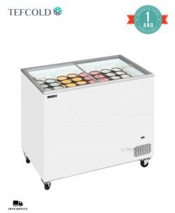 Congelador Horizontal Tapa Cristal Corredera IC301SC Tefcold
