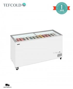 Congelador Horizontal Tapa Cristal Corredera IC401SC Tefcold