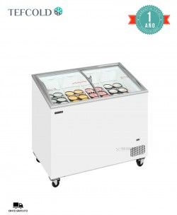Congelador Horizontal Tapa Cristal Corredera IC301SCEB Tefcold