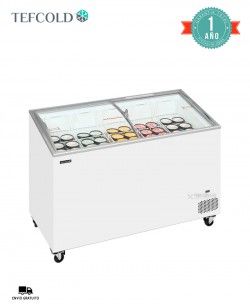 Congelador Horizontal Tapa Cristal Corredera IC401SCEB Tefcold