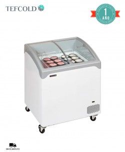Congelador Horizontal Tapa Cristal NIC201SCEB Tefcold