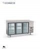 Mesa Fría 3 Puertas Cristal FMRV-200 Coreco