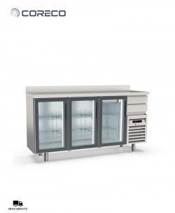 Mesa Fría 3 Puertas Cristal FMRV-200 Coreco