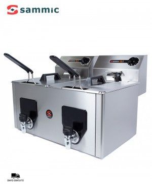 Freidora Industrial Doble Cuba PF-10+10 Sammic