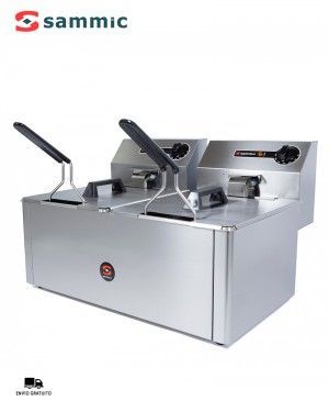 Freidora Industrial Doble Cuba PF-6+6 Sammic