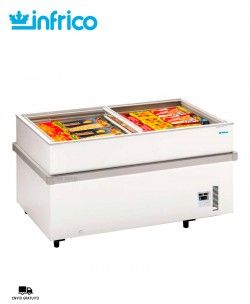 Congelador Horizontal Tapa Corredera Cristal IL 1500 HC Infrico
