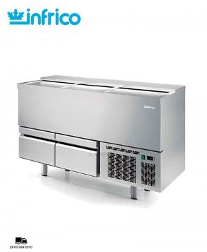 Refrigerador de Botellas con Cajones EBC 1500 II Infrico