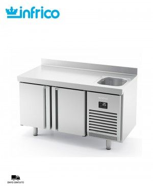 Mesa Refrigerada con Fregadero BMPPF 1500 II Infrico