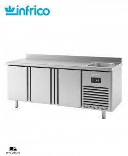 Mesa Refrigerada con Fregadero BMPPF 2000 II Infrico