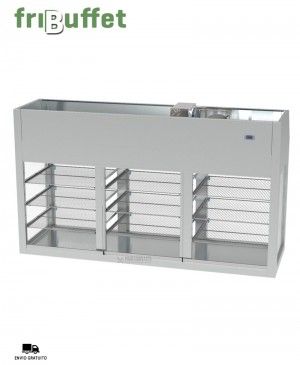 Vitrina Refrigerada 3 Niveles SSVCFCG6 Fribuffet Infrico