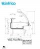 Vitrina Expositora Modular con Reserva VBC 25 RIU Infrico