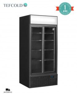 Armario Expositor de Refrigeración FSC891S BLACK Tefcold