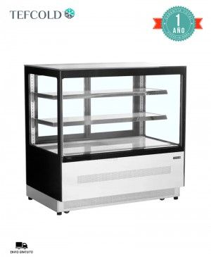 Vitrina Expositora Refrigerada LPD1200F/BLACK Tefcold