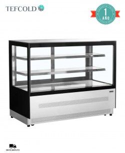 Vitrina Expositora Refrigerada LPD1500F/BLACK Tefcold