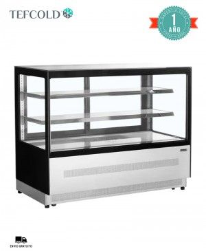 Vitrina Expositora Refrigerada LPD1500F/BLACK Tefcold