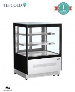 Vitrina Expositora Refrigerada LPD900F/BLACK Tefcold
