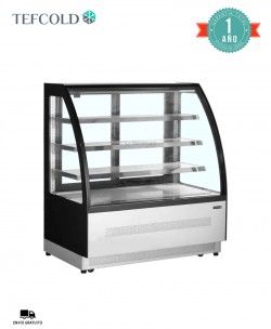 Vitrina Expositora Refrigerada LPD1200C/BLACK Tefcold