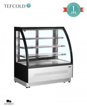 Vitrina Expositora Refrigerada LPD1200C/BLACK Tefcold