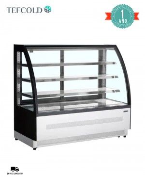 Vitrina Expositora Refrigerada LPD1500C/BLACK Tefcold