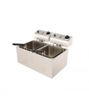 Freidora Aceite FA9+9 Sin Grifo Movilfrit