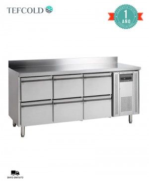 Mesa Fría de Refrigeración con Cajones CK7360 Tefcold