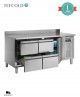 Mesa Fría de Refrigeración con Cajones CK7340 Tefcold