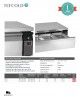 Mesa Fría de Refrigeración y Congelación Uni-Drawer UD1-3 Tefcold