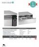 Mesa Fría de Refrigeración y Congelación Uni-Drawer UD2-3 Tefcold