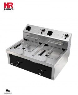Freidora Eléctrica 10+10 L Sobremesa FD10L10L6M600S HR Fainca