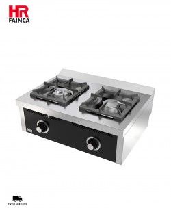 Cocina a Gas 2 Fuegos C2F600S HR Fainca