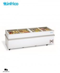 Congelador Horizontal Tapa Corredera Cristal IL 2000 HC Infrico