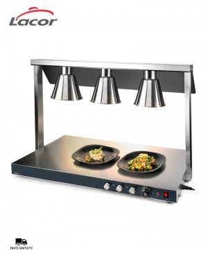 Calentador Buffet Triple 69563 Lacor Profesional