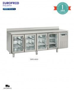 Mesa Fría Puerta Cristal QRG 4200 Cool Head Eurofred