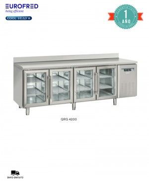 Mesa Fría Puerta Cristal QRG 4200 Cool Head Eurofred