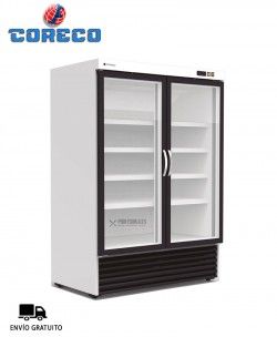 Armario Expositor Congelación 2 Puertas CVC-1002 BB Coreco