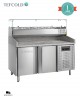 Mesa de Pizza con Vitrina de Ingredientes PT1200 + GVC38-150 Tefcold