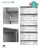 Mesa de Pizza con Vitrina de Ingredientes PT1200 + GVC38-150 Tefcold