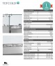 Vitrina Refrigerada Sobre Encimera GVC38-200 Tefcold