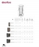 Expositor Refrigerador de Vinos DEBRW-2003/2-NN Docriluc
