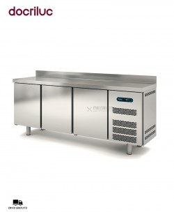 Mesa fría 3 Puertas Essential ERMS-200 Snack Docriluc