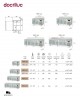 Mesa Fría 2 Puertas Vidrio Radiant MBRV-150 Docriluc