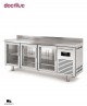 Mesa Fría 3 Puertas Vidrio Radiant MBRV-200 Docriluc
