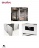 Mesa Fría 5 Puertas Vidrio Radiant MBRV-300 Docriluc