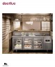 Mesa Fría 5 Puertas Vidrio Radiant MBRV-300 Docriluc