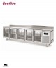Mesa Fría 5 Puertas Vidrio Radiant MBRV-300 Docriluc
