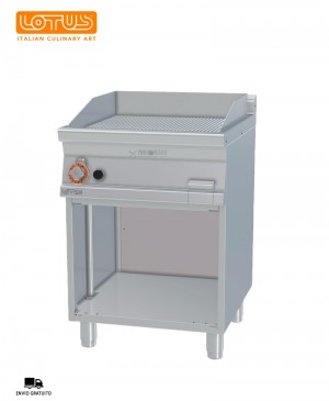 Fry-top a Gas Estriado Cromado FTR-76GS Lotus