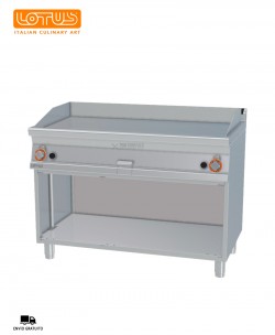Fry-top a Gas Liso Cromado FTL-712GS Lotus