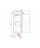 Armario Snack Puerta Cristal S-LINE CSRV-1302-S Coreco