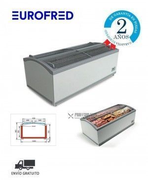 Isla Refrigerada Congelación con Tapa GAIA 220 BT Eurofred